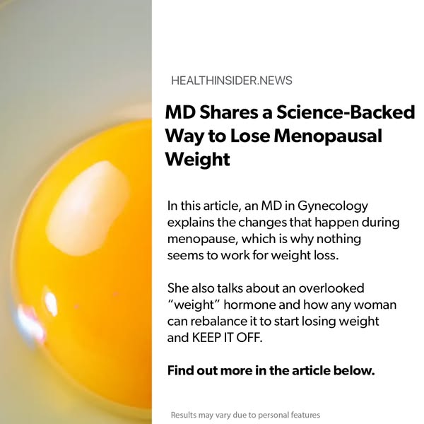 Science-Backed Way to Lose Menopausal Weight